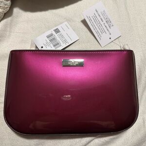 NWT Kate Spade Kenzie Lilly Pochette Dark Raspberry